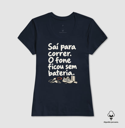 Camiseta Algodão Peruano - Fone Sem Carga