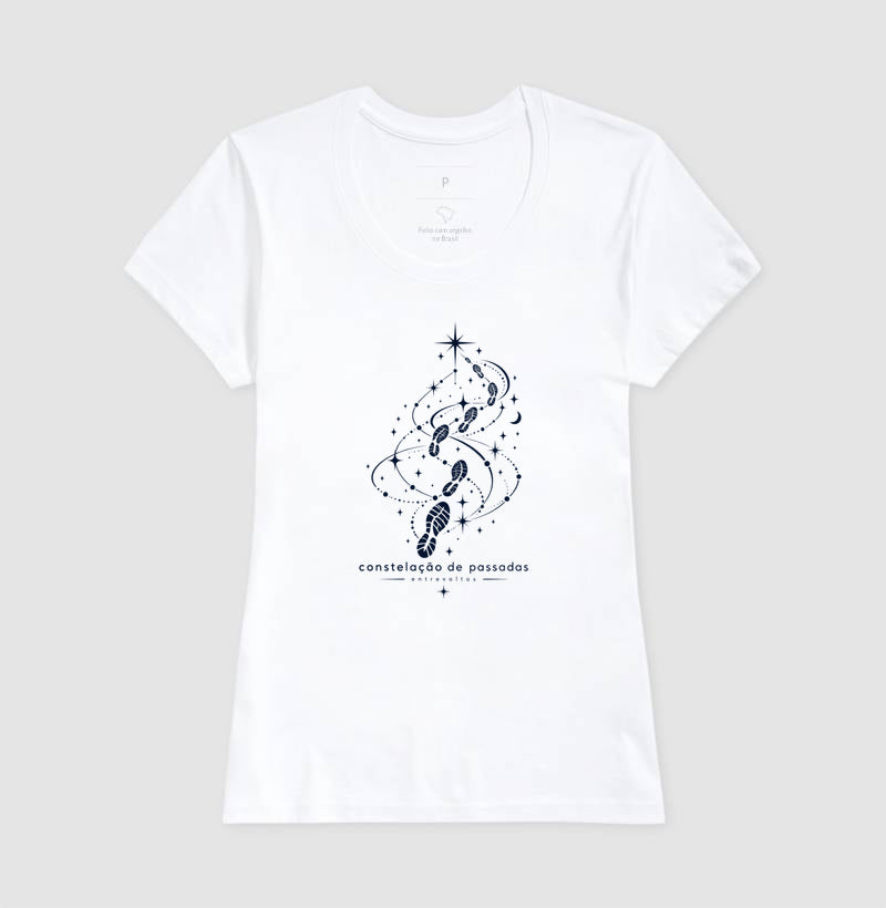 Camiseta Unissex - Constelação de Passos