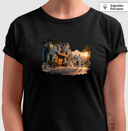 Camiseta Algodão Peruano - A Cidade Acorda