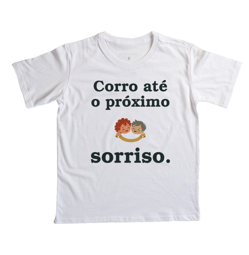 Camiseta Infantil - Volta de Sorrisos, Branca