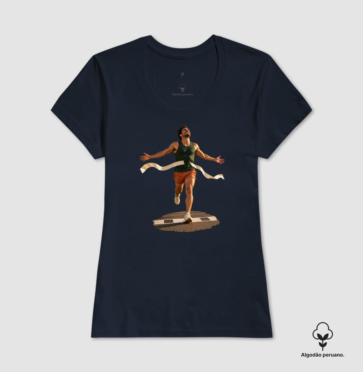 Camiseta Algodão Peruano - Chegada Particular