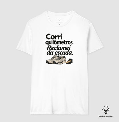 Camiseta Algodão Peruano - Escada Surpresa