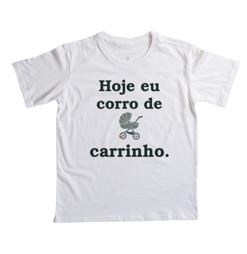 Camiseta Infantil - Volta de Carrinho, Branca