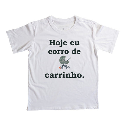 Camiseta Infantil - Volta de Carrinho, Branca