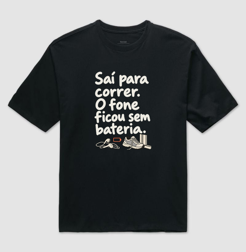 Camiseta Oversized - Fone Sem Carga