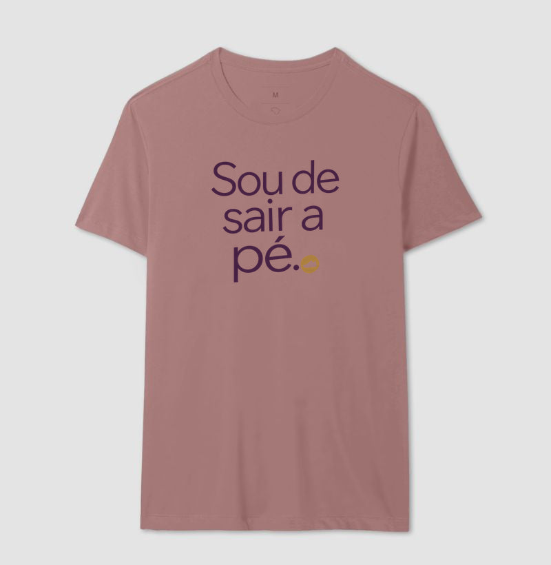 Camiseta Unissex - Gosto de Ir a Pé