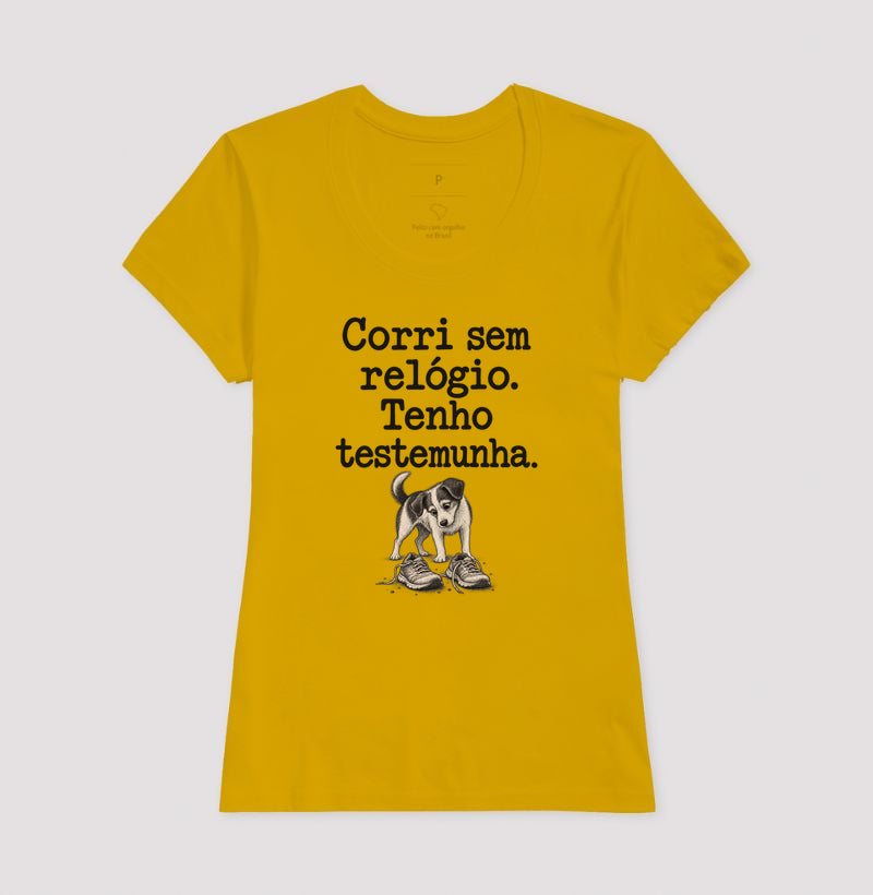 Camiseta Unissex - Relógio em Casa