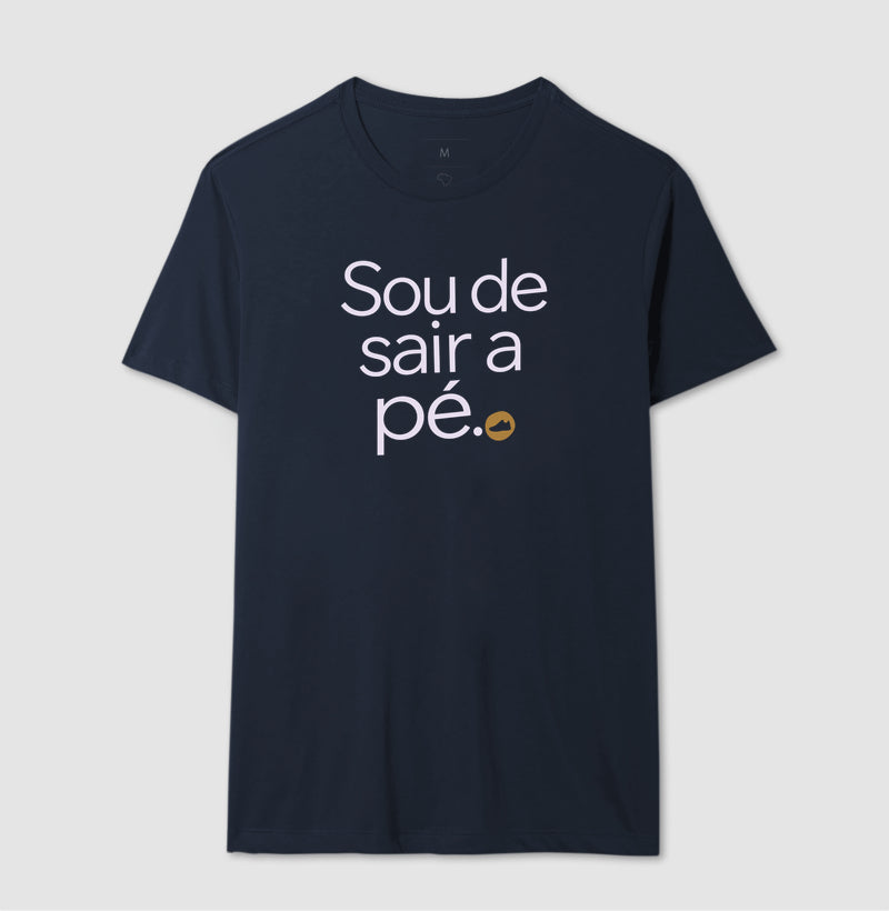 Camiseta Unissex - Gosto de Ir a Pé