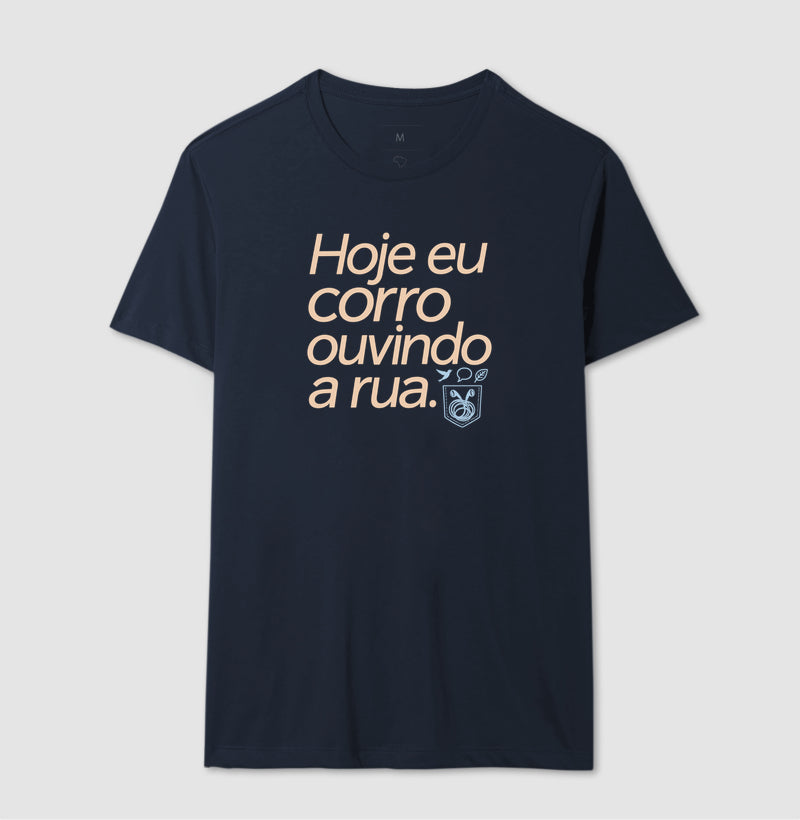 Camiseta Unissex - Música Guardada, Masculino, Marinho