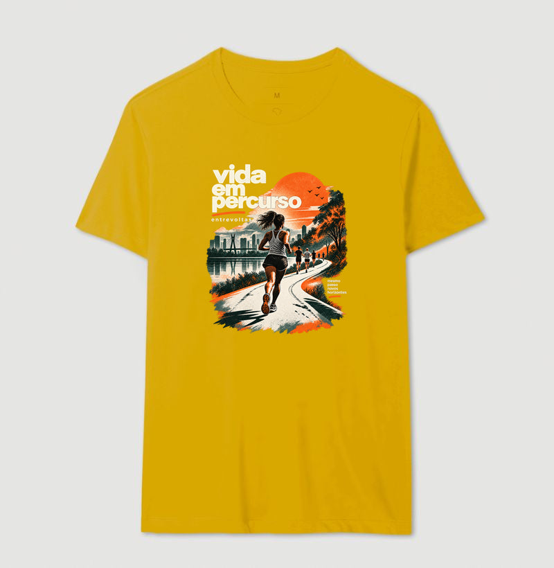 Camiseta Unissex - Vida em Percurso
