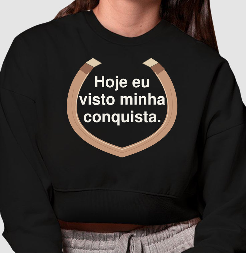 Cropped Moletom - Conquista Vestida