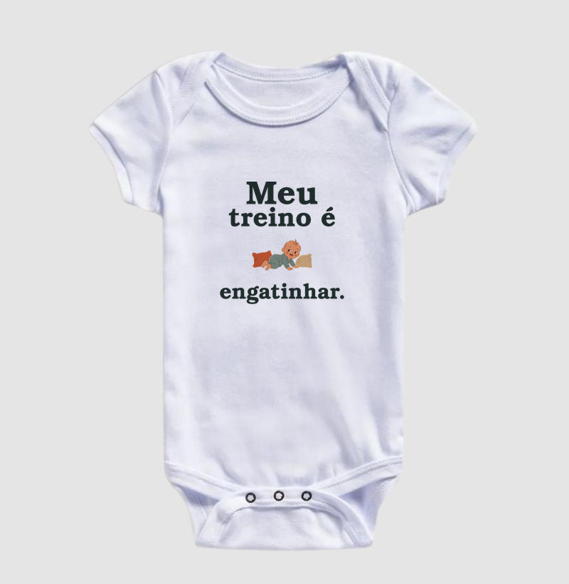 Body Infantil - Treino no Tapete, Branca