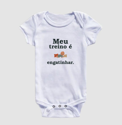 Body Infantil - Treino no Tapete, Branca
