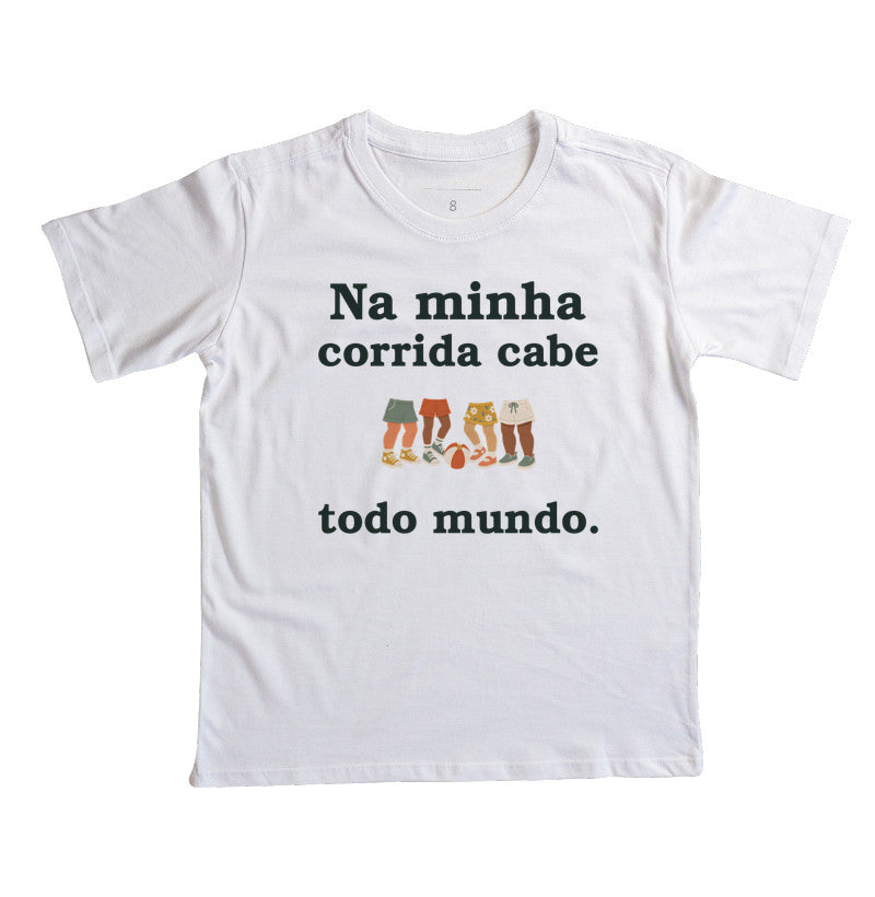 Camiseta Infantil - Todo Mundo Brinca, Branca