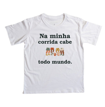 Camiseta Infantil - Todo Mundo Brinca, Branca
