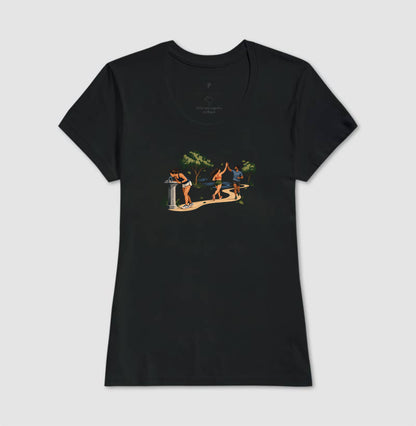 Camiseta Unissex - Primeiro Longão, Feminino, Preta