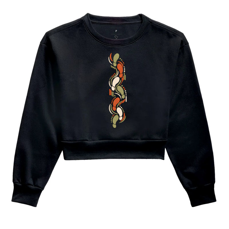 Cropped moletom - Sistema de passadas