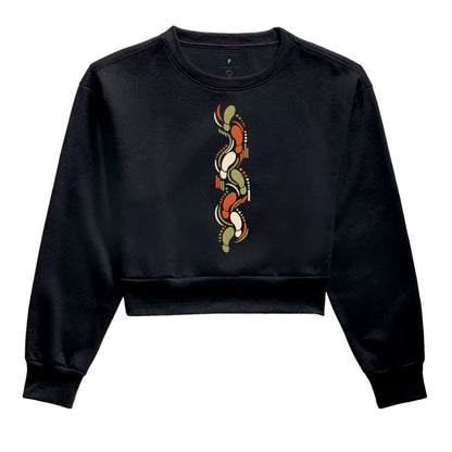 Cropped moletom - Sistema de passadas