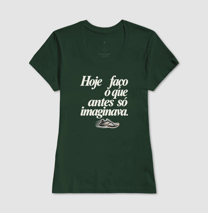 Camiseta Unissex - Passo que Antes Faltava, Feminino, Verde