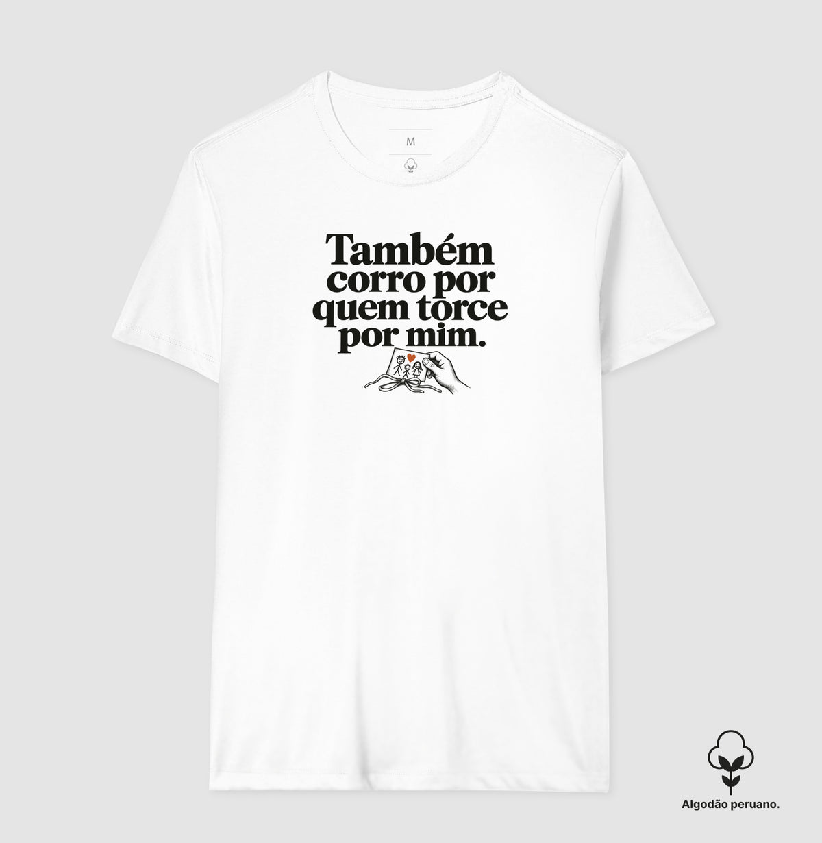 Camiseta Algodão Peruano - Torcida que Fica