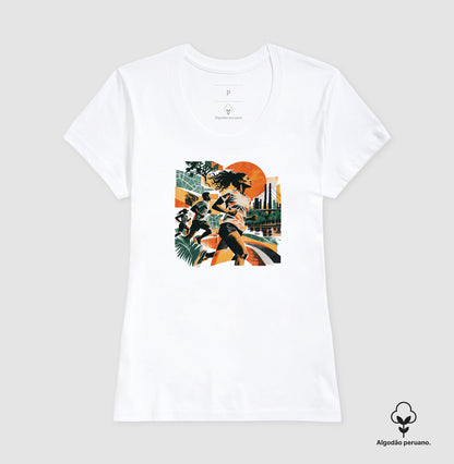 Camiseta Algodão peruano - Primeira luz