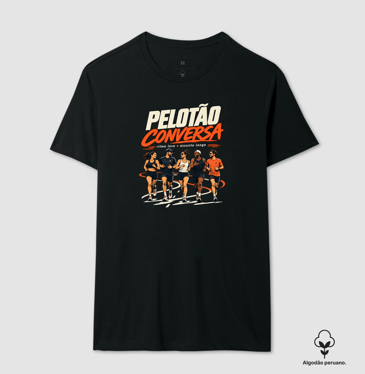 Camiseta Algodão Peruano - Pelotão Conversa