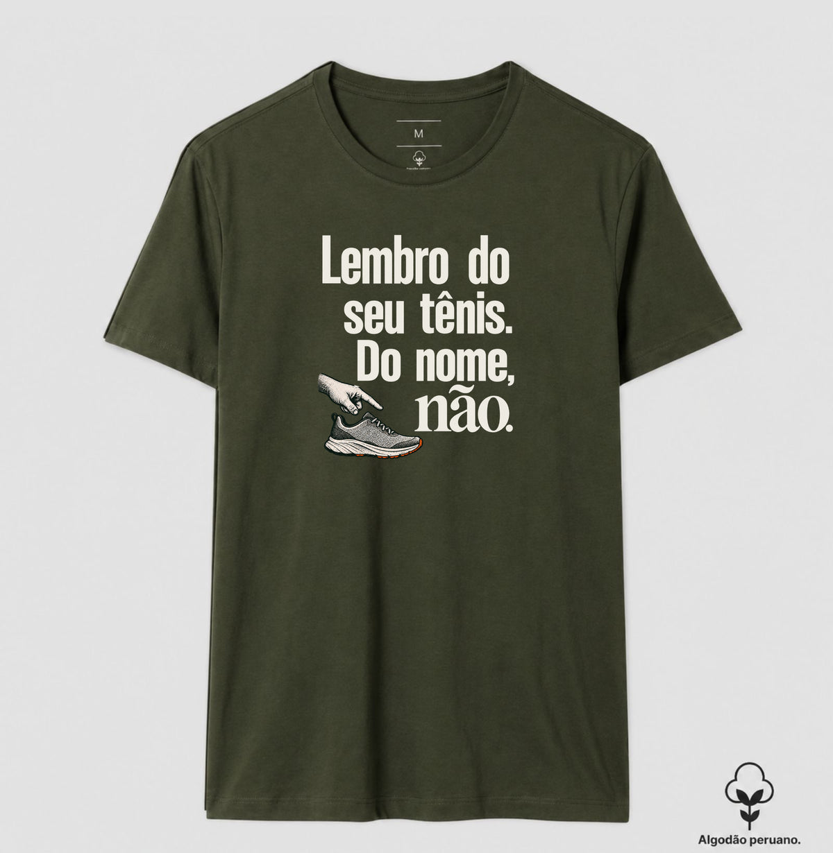 Camiseta Algodão Peruano - Nome Emprestado