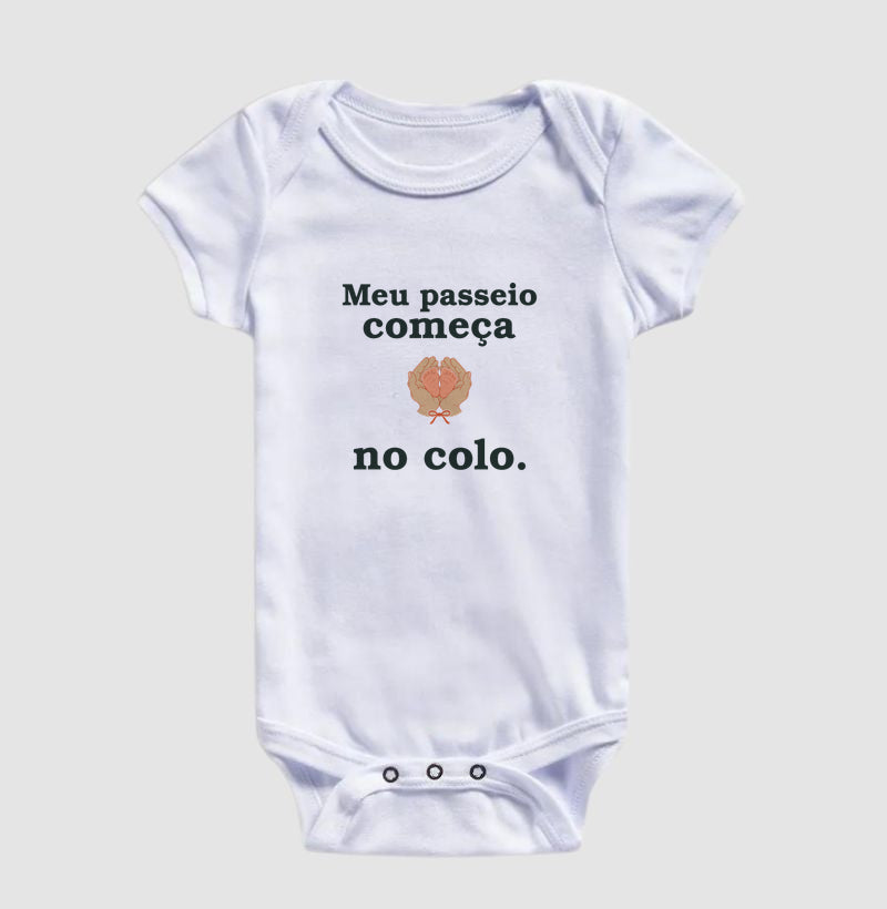 Body Infantil - Começo no Colo, Branca