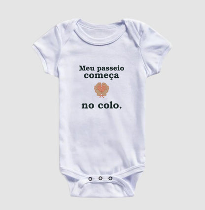 Body Infantil - Começo no Colo, Branca