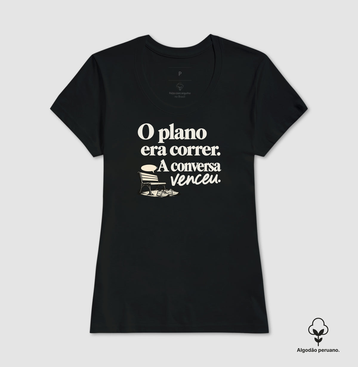 Camiseta Algodão Peruano - Planejamento Generoso