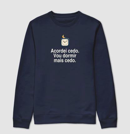 Suéter Moletom - Sono Adiantado, Marinho