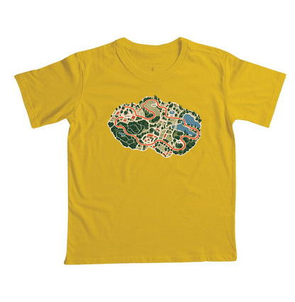 Camiseta Infantil - Mapa do Corre