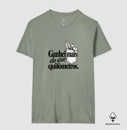 Camiseta Algodão Peruano - Conquista de Rua — Masculino, Verde Oliva