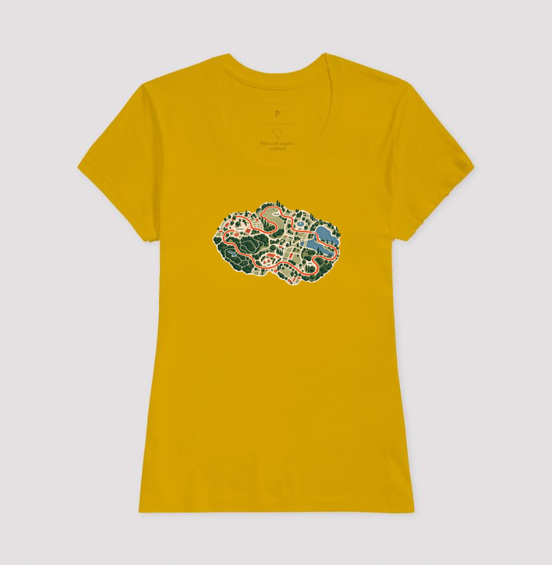 Camiseta Unissex - Mapa do Corre