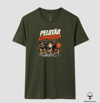 Camiseta Algodão Peruano - Pelotão Conversa