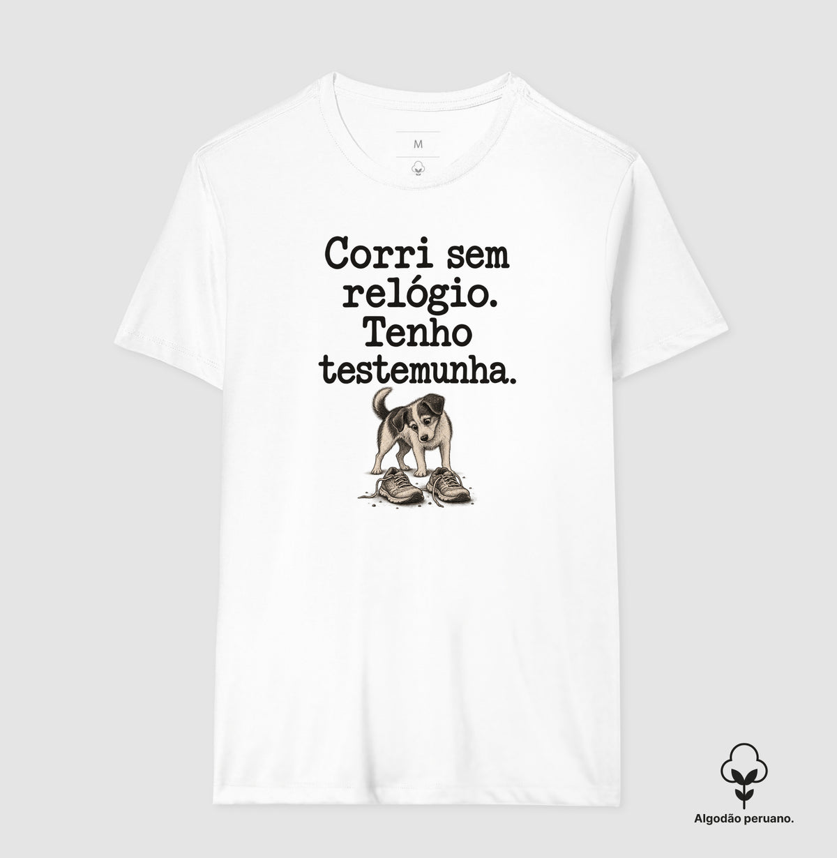 Camiseta Algodão Peruano - Relógio em Casa