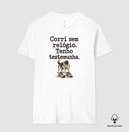 Camiseta Algodão Peruano - Relógio em Casa