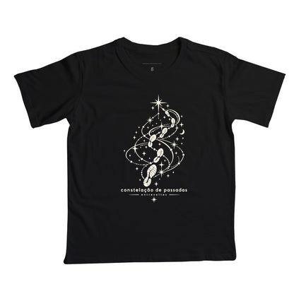 Camiseta infantil - Constelação de passadas