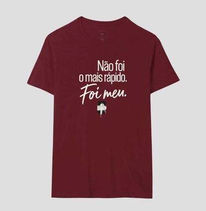 Camiseta Unissex - Orgulho sem Comparação, Masculino, Bordeaux