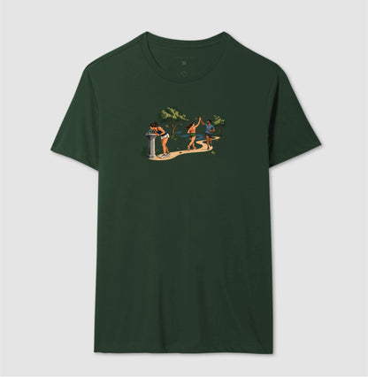 Camiseta Unissex - Primeiro Longão, Masculino, Verde