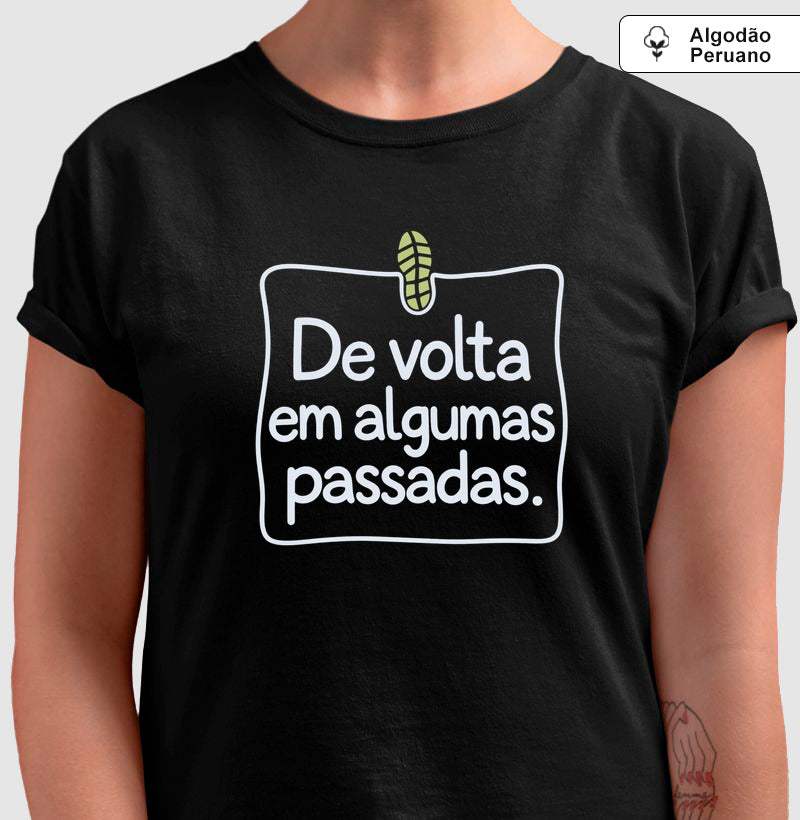 Camiseta Algodão Peruano - Aviso de Saída