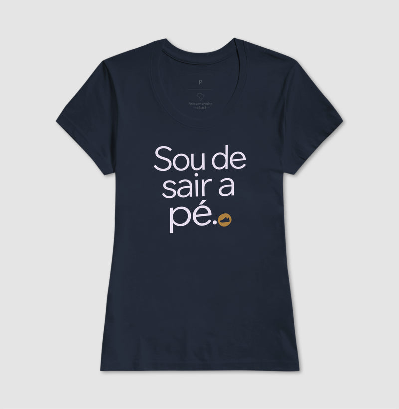 Camiseta Unissex - Gosto de Ir a Pé
