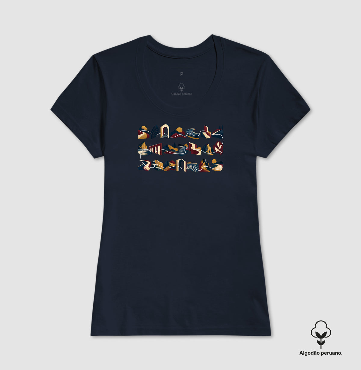 Camiseta Algodão Peruano - Meia História