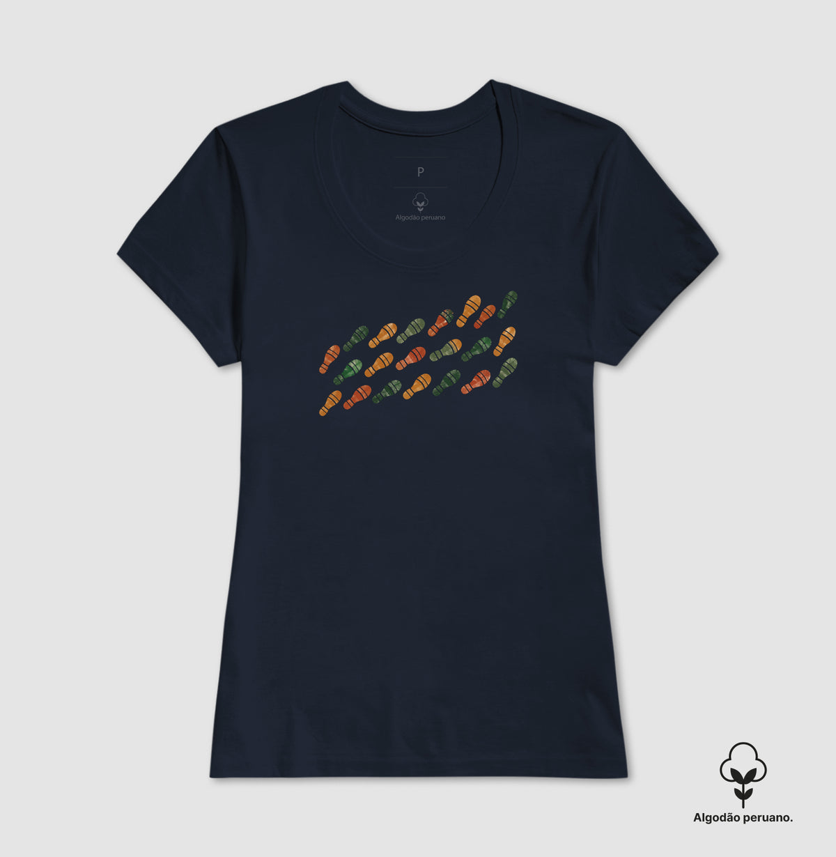 Camiseta Algodão Peruano - Passos que Ficaram