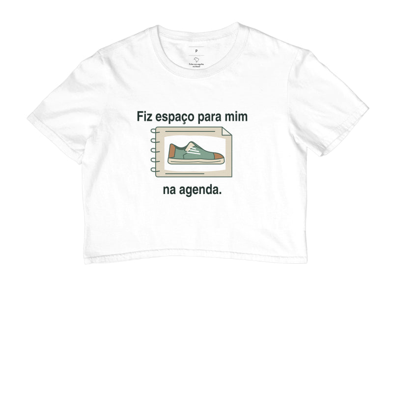 Cropped - Agenda com Espaço, Branca