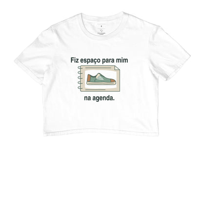 Cropped - Agenda com Espaço, Branca