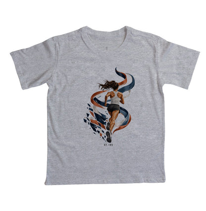 Camiseta Infantil - Dentro da Maratona, Cinza