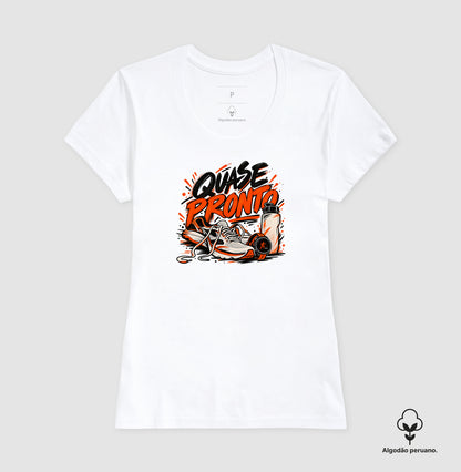 Camiseta Algodão Peruano - Cinco Minutos Para Sair