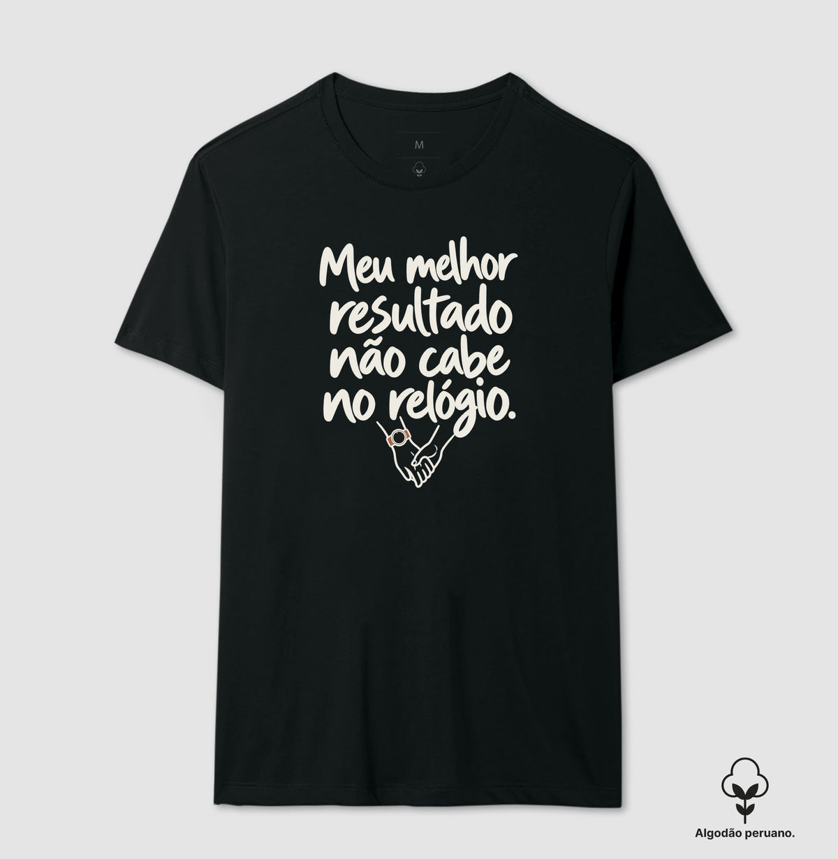 Camiseta Algodão Peruano - História Sem Número, Masculino, Preta