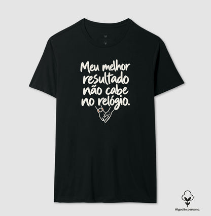 Camiseta Algodão Peruano - História Sem Número, Masculino, Preta